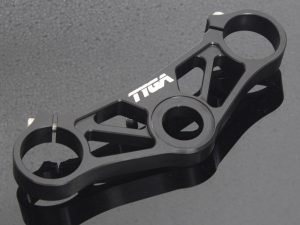 Top Triple Clamp, CNC Black, CBR600RR forks / NC30 Shaft