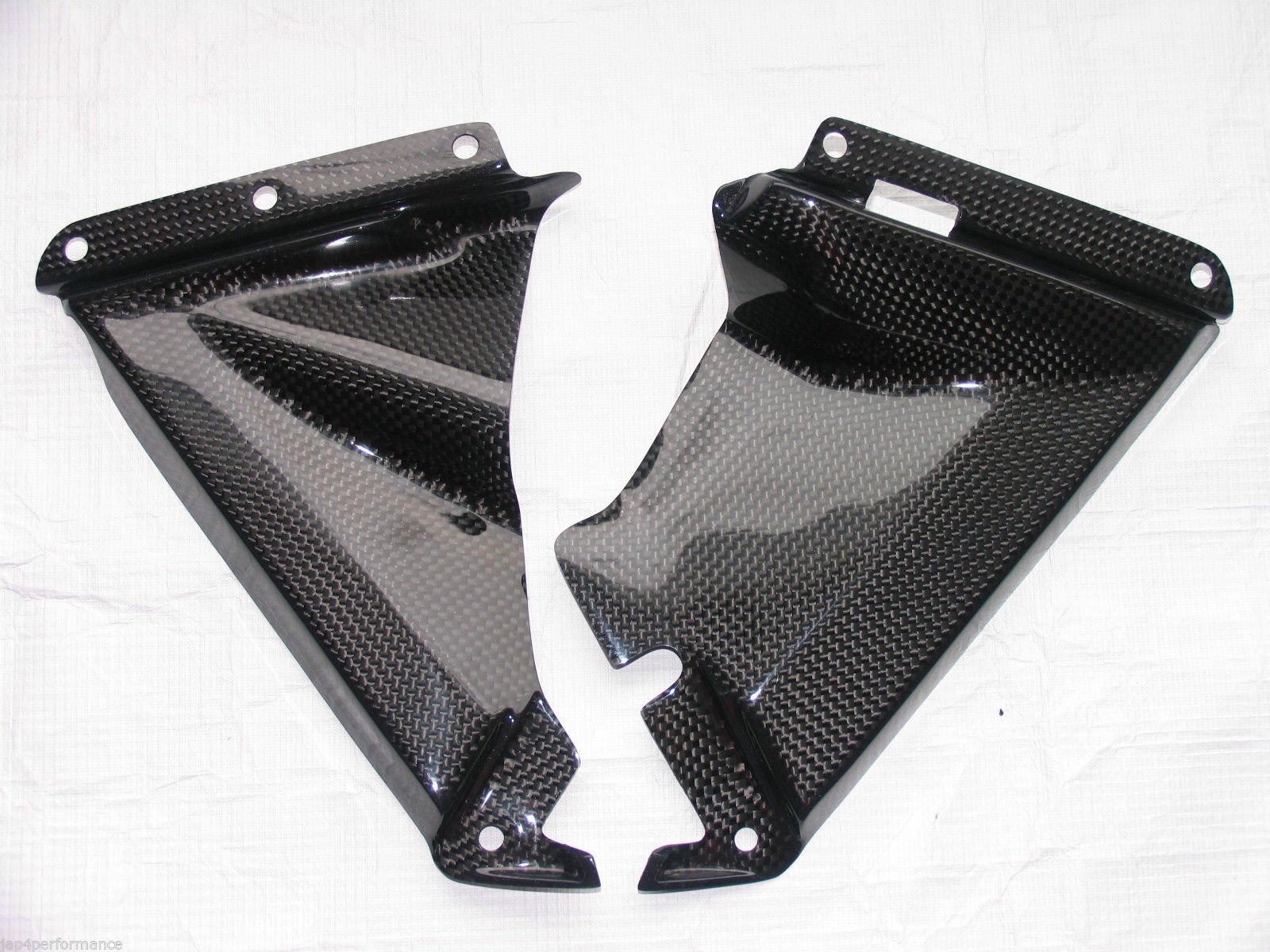 RSV4 1100 RR RF carbon side fairing air ducts gloss or satin