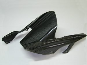 Jap4 Kawasaki Z1000 (2010 - ) Carbon Rear Hugger/Chain Guard