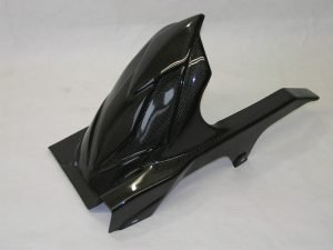 Jap4 Kawasaki Z750 (2007-2009) Carbon Rear Hugger/Chain Guard