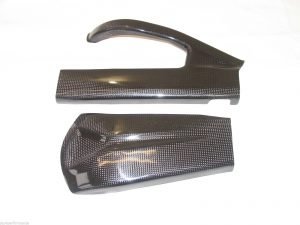 JAP4 Kawasaki ZX6R (2006 - 2008 ) Carbon Swingarm Cover Set