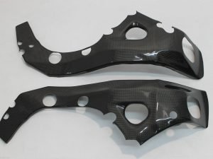 Jap4 Suzuki GSX-R 1000 K7-K8 Carbon Frame Protector Set