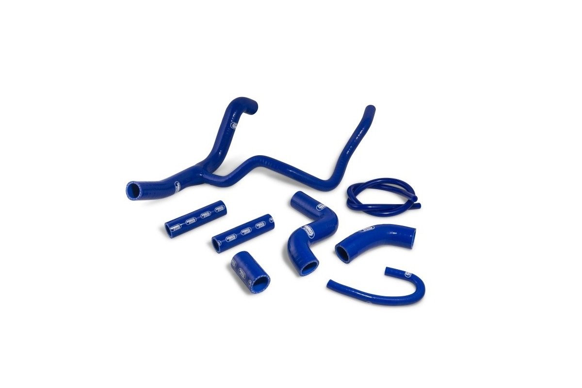 APRILIA V4 Tuono 1100 Factory (2015-2018) 8 piece SAMCO HOSE KIT BLUE