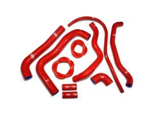 APRILIA RSV1000 R (2004-2008) 10 piece SAMCO HOSE KIT RED