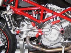 DUCATI Monster S4 RS (2006-2009) 9 piece SAMCO HOSE KIT RED