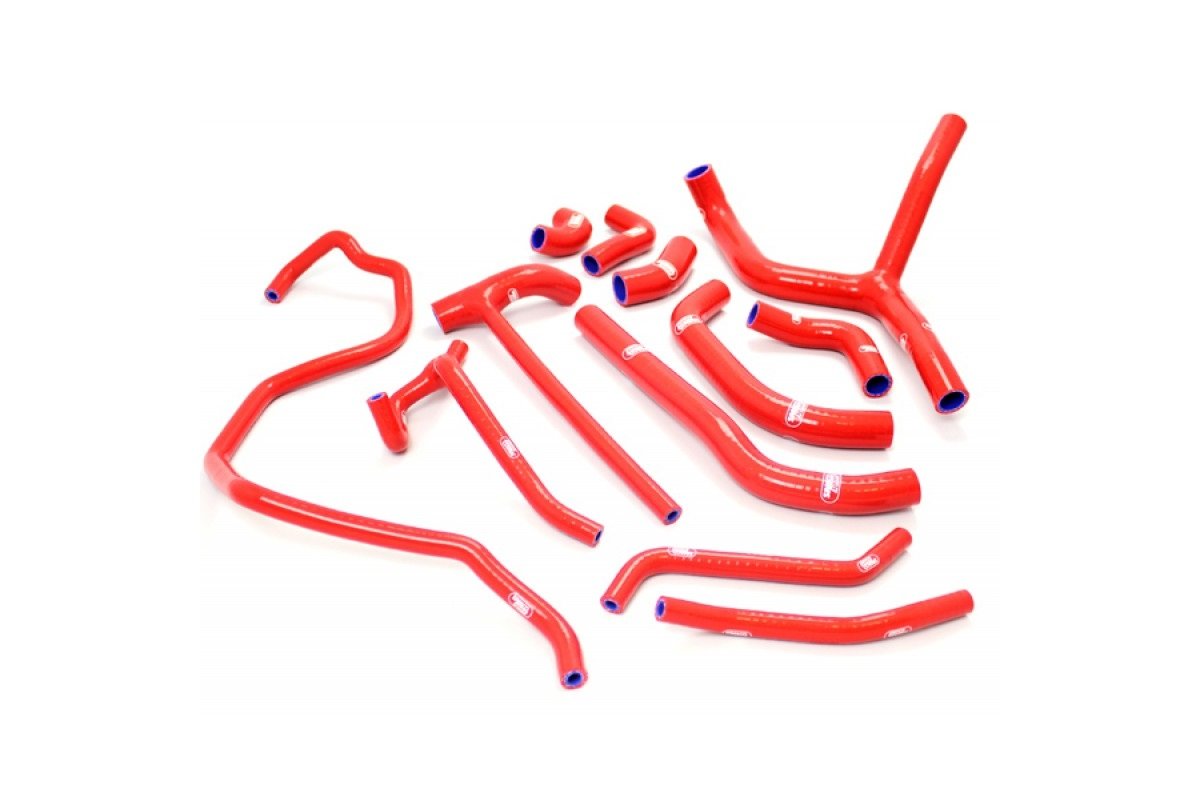 DUCATI DIAVEL (2011-2018) 12 piece SAMCO HOSE KIT RED
