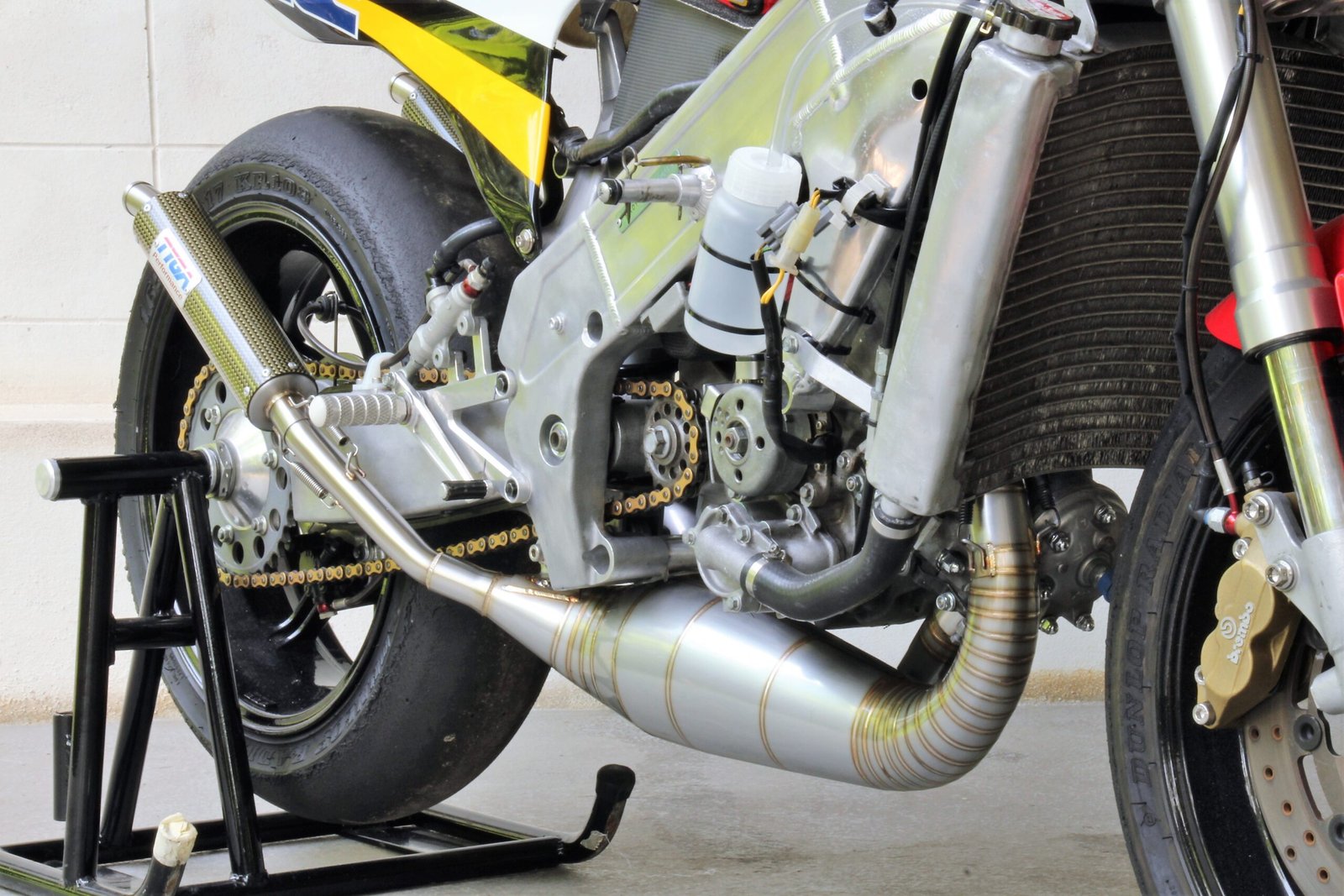Set, Exhaust Chamber, Stainless Steel, (Low Right Side Silencer Mount) NX5 RS250R - Image 12