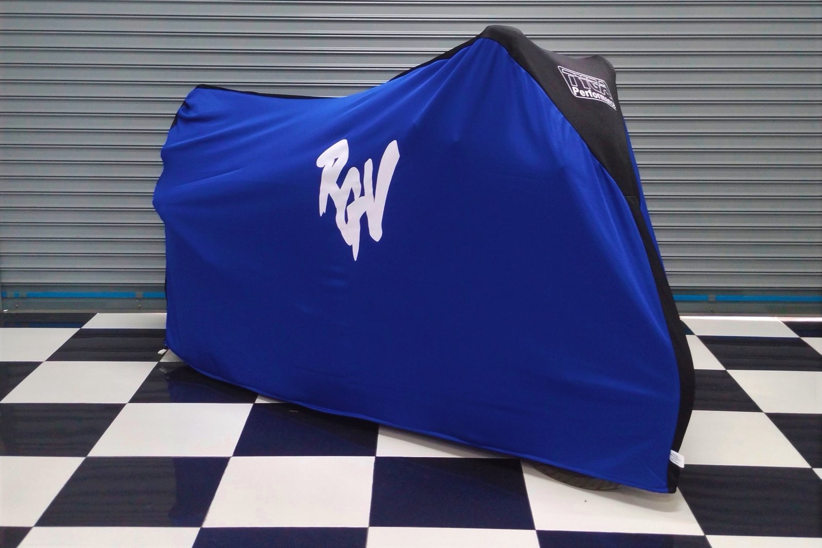 TYGA Bike Dust Cover, Blue/Black, Suzuki RGV, (street)