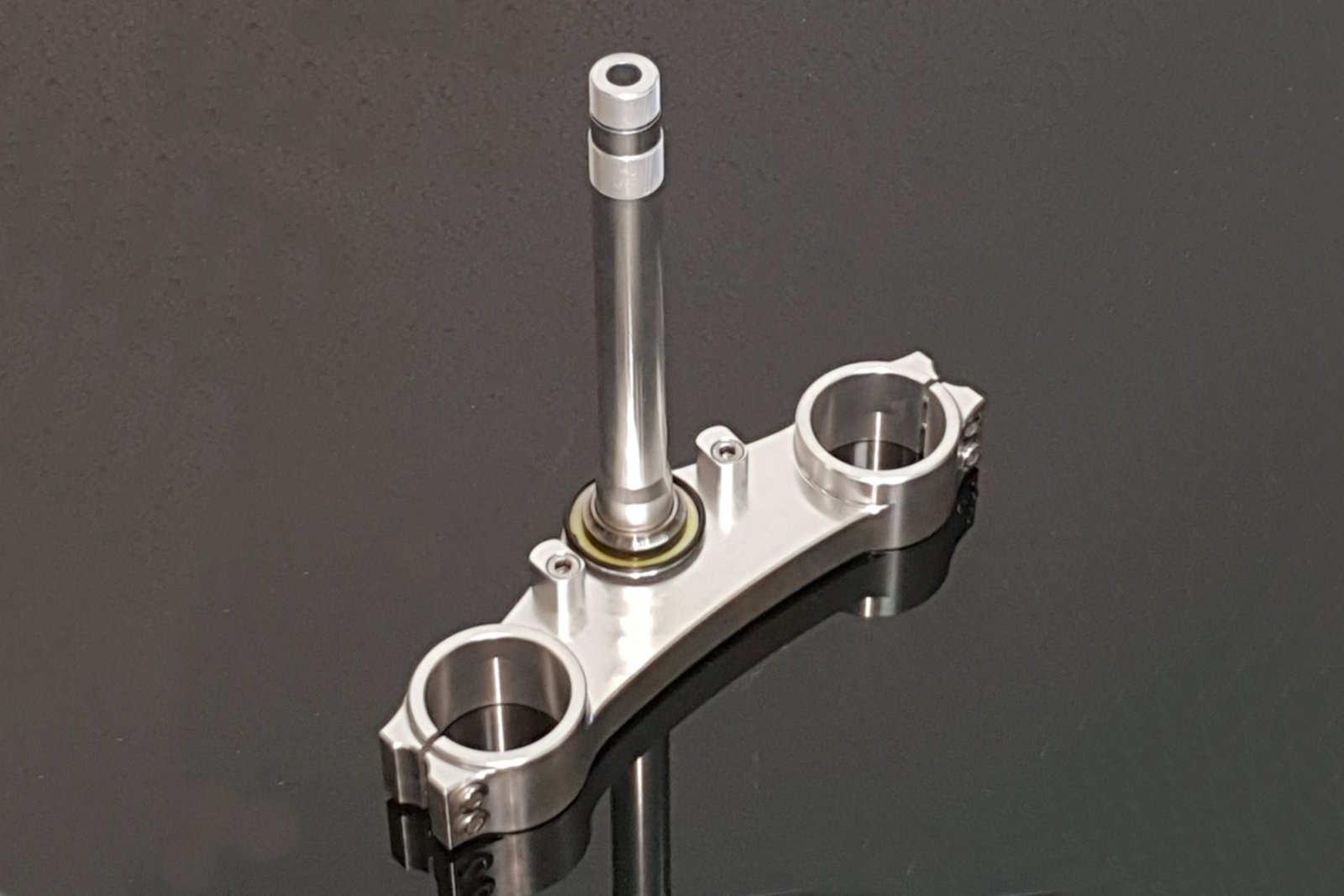Lower Triple Clamp, Silver, Race, NX5 Forks to fit NSR250 MC21/28