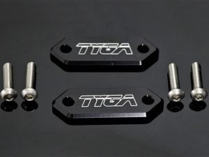 Mirror Blanking Plate, Black, Kawasaki