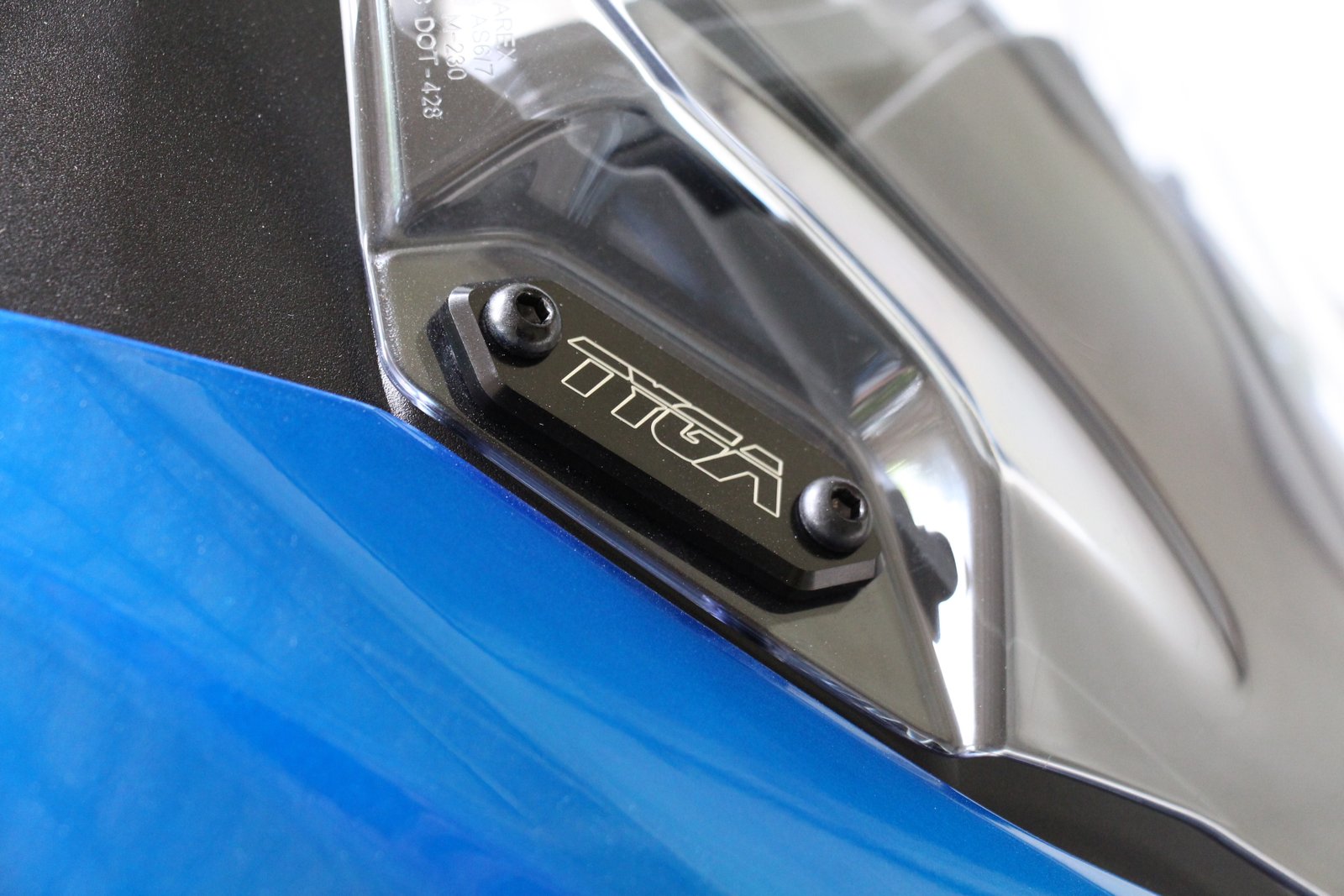 Mirror Blanking Plate, Black, Kawasaki - Image 3
