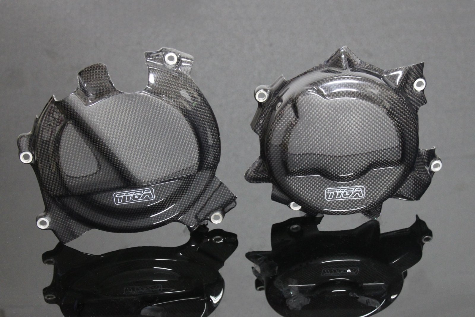 Engine Covers, (Carbon), Pair, Ninja 400, 2018-