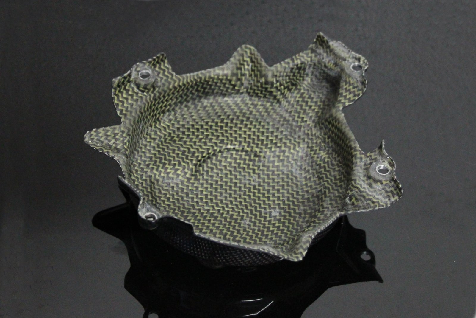 Engine Cover, (Carbon), Left, Ninja 400, 2018- - Image 3
