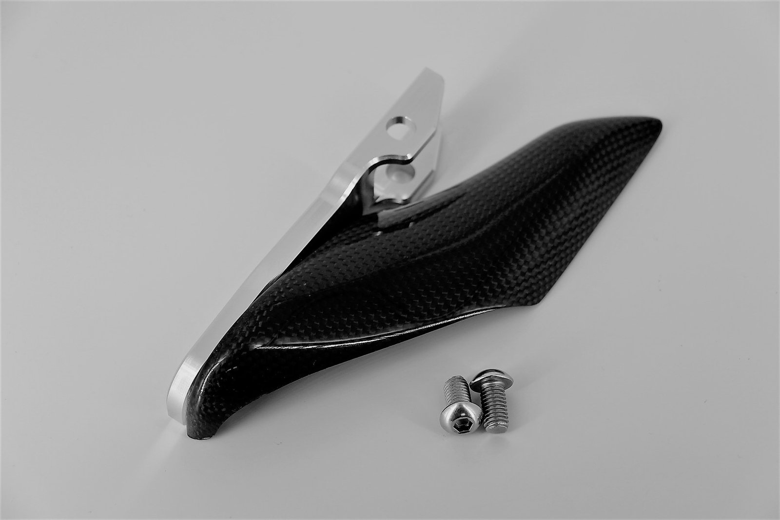 Swing Arm, Shark Fin Guard, Assy, Ninja 400 - Image 2