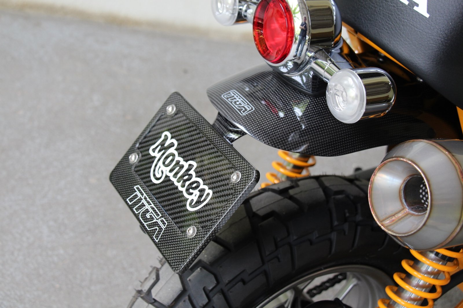 Rear Fender, Carbon, stock shape, Monkey 125 2018- - Image 4