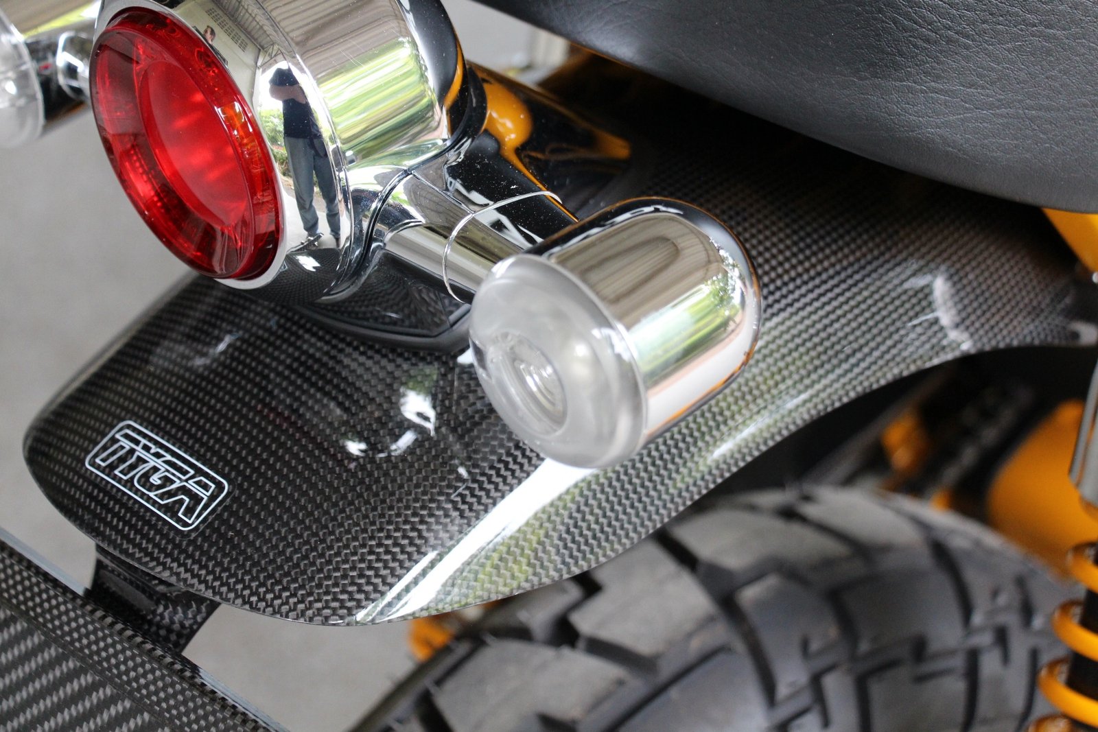 Rear Fender, Carbon, stock shape, Monkey 125 2018- - Image 6