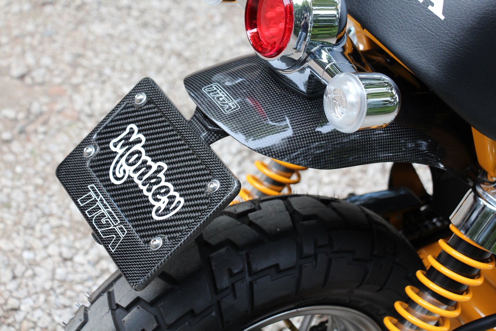 Rear Fender, Carbon, stock shape, Monkey 125 2018- - Image 8
