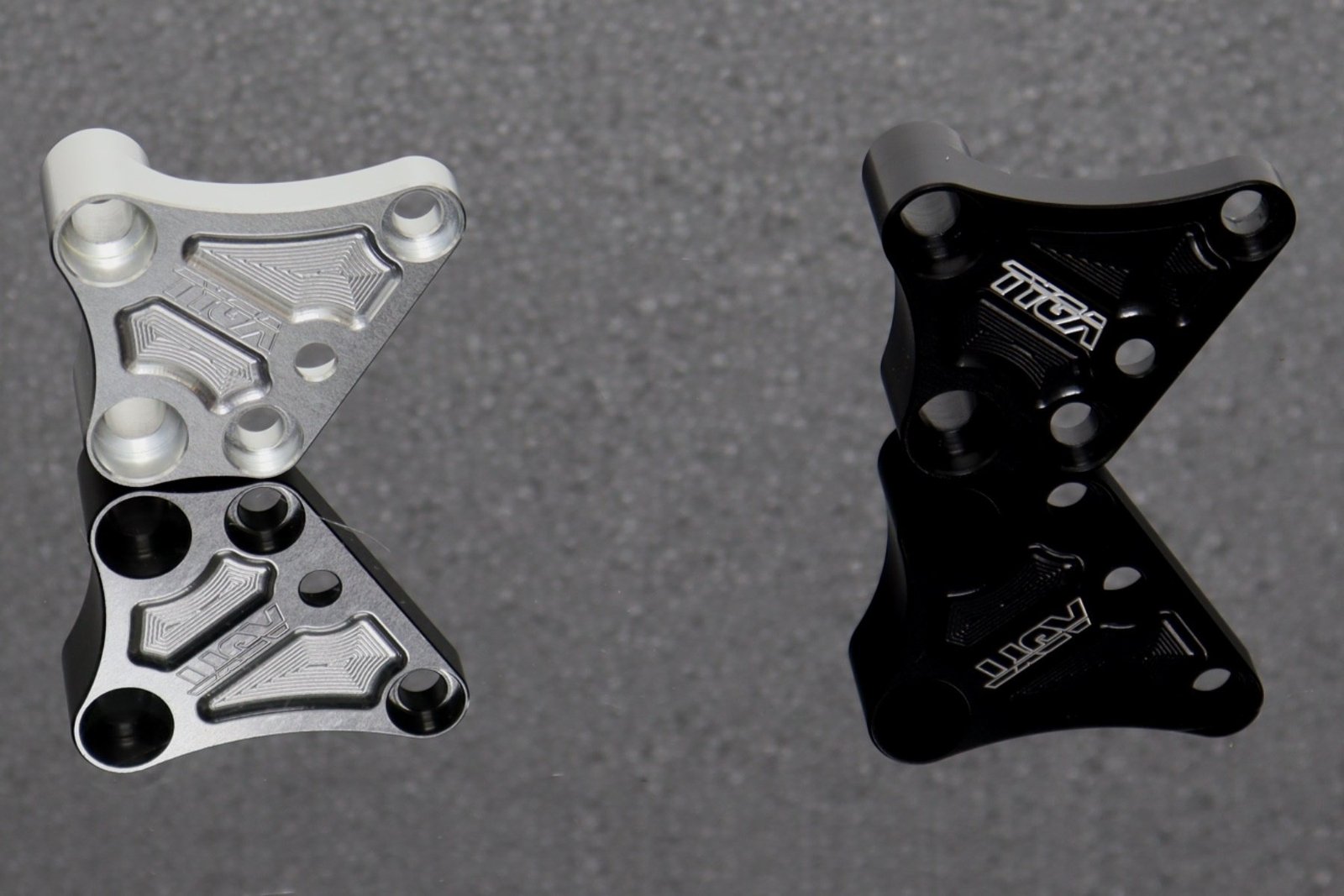 Bracket, Front Brake, 40 mm Brembo Conversion, Black, Kawasaki Ninja 400 - Image 5
