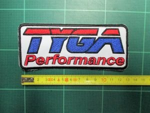 TYGA sew on patch, large (26cm x 10cm)