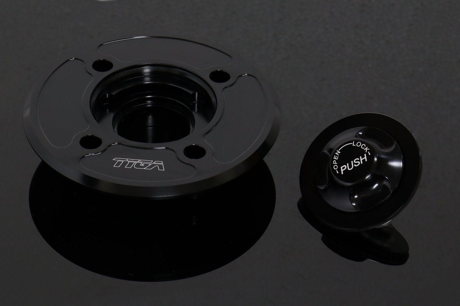 Tank Filler Cap, Keyless, Racing Type, Kawasaki Type 4 - Image 3