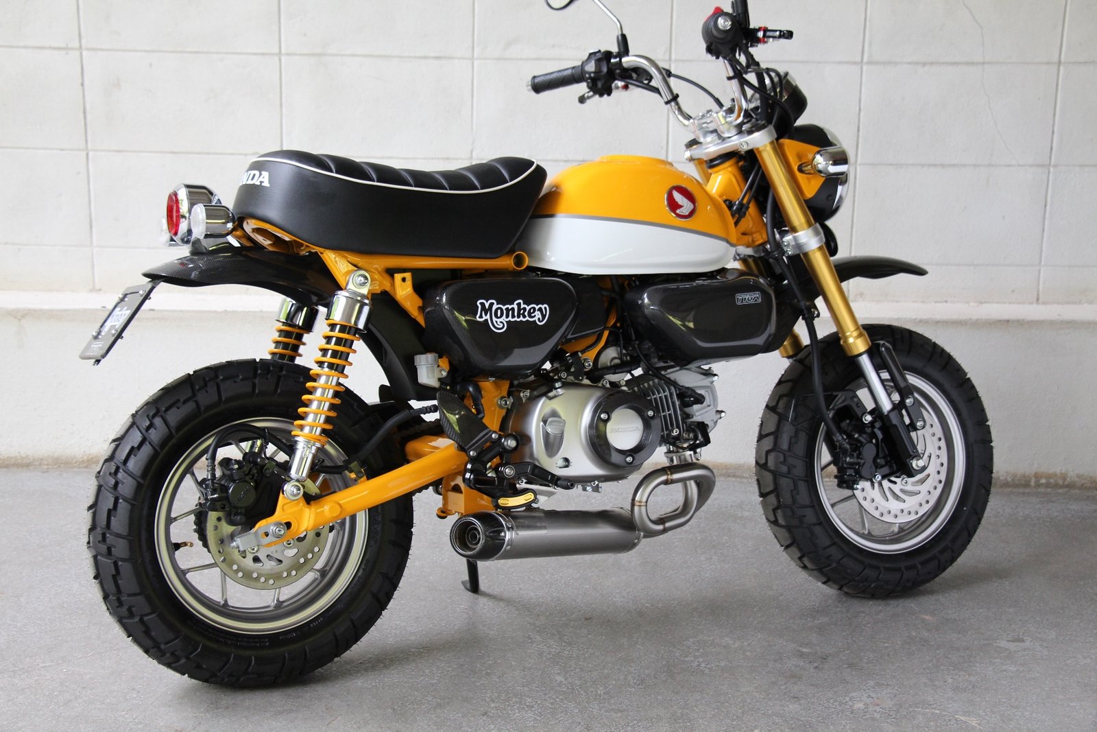 Special Set, Full System Underbelly Long, + Carbon Side Cover, Monkey 125