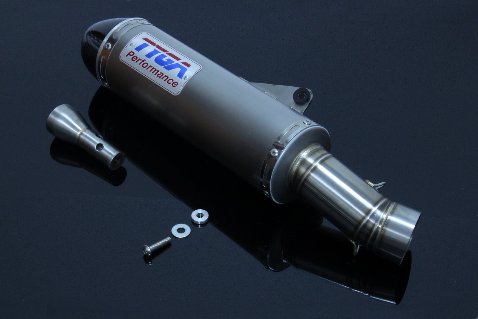 Silencer, Stainless, Round, WSS300, (Race) KTM RC390, Assy - Image 2