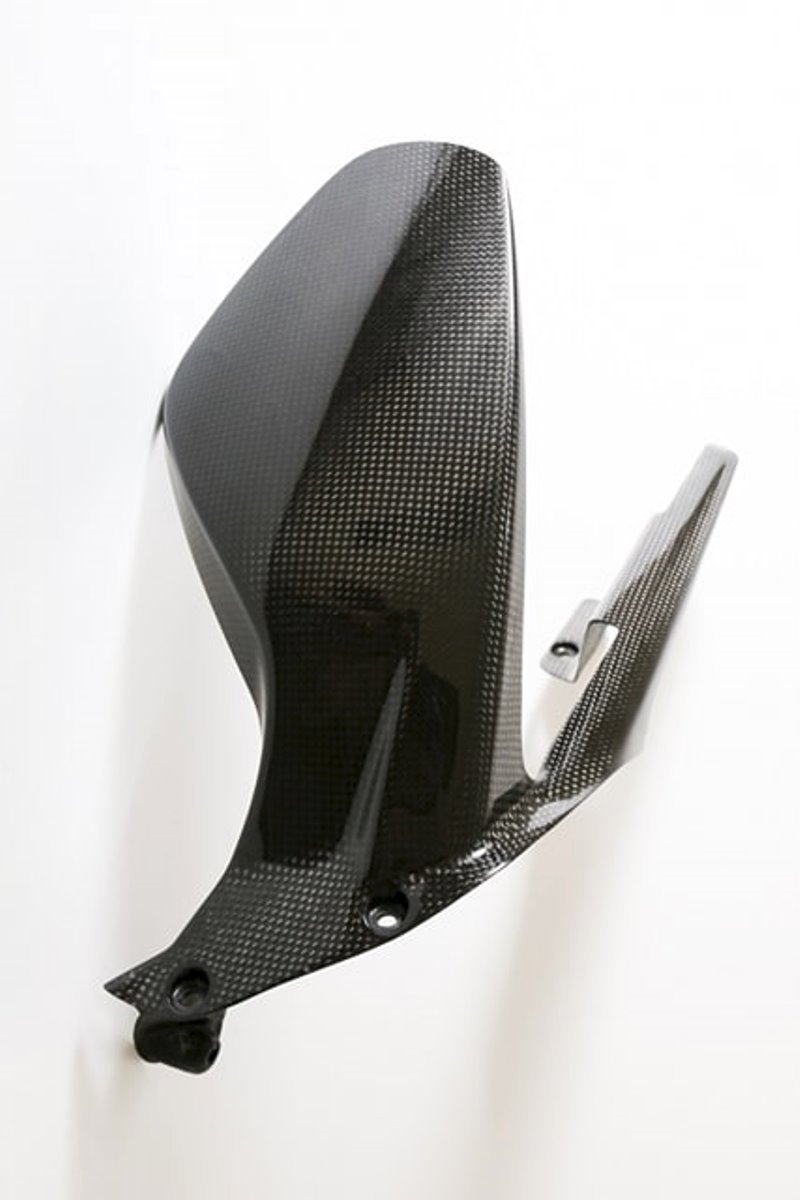 Jap4 Ducati Panigale V4 Carbon Rear Hugger / Chain Guard (Gloss) - Image 2