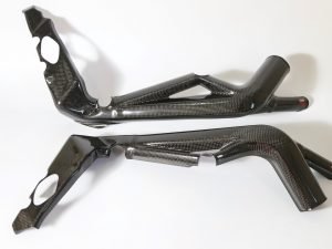 Jap4 Triumph Daytona 765 / Street Triple RS 765 (2019-) Carbon Frame Cover Set (Gloss)