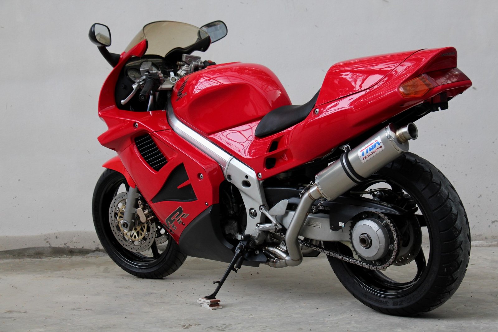 Set, Pipe, L.H Exit, Full Race System, VFR750F Gen.4, '94-'97, Oval Stainless Silencer