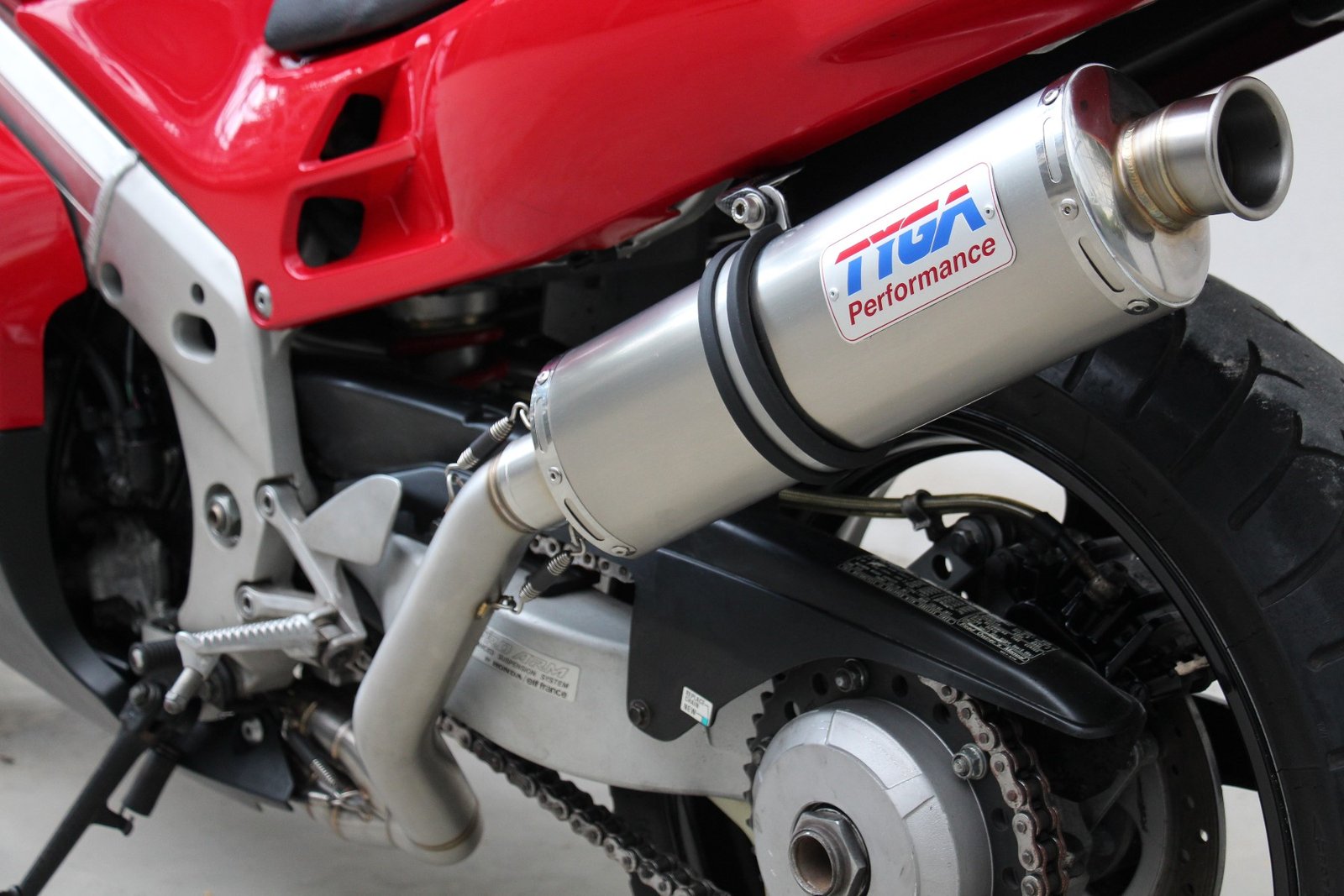 Set, Pipe, L.H Exit, Full Race System, VFR750F Gen.4, '94-'97, Oval Stainless Silencer - Image 5