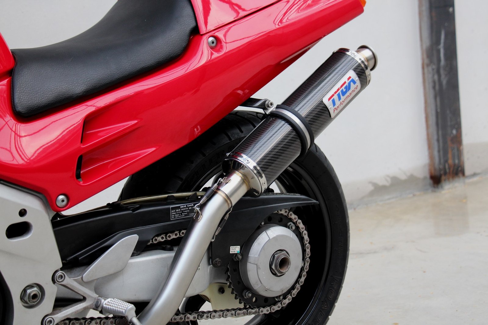 Set, Pipe, L.H Exit, Full Race System, VFR750F, Gen 4, '94-'97 Round Carbon Silencer - Image 4
