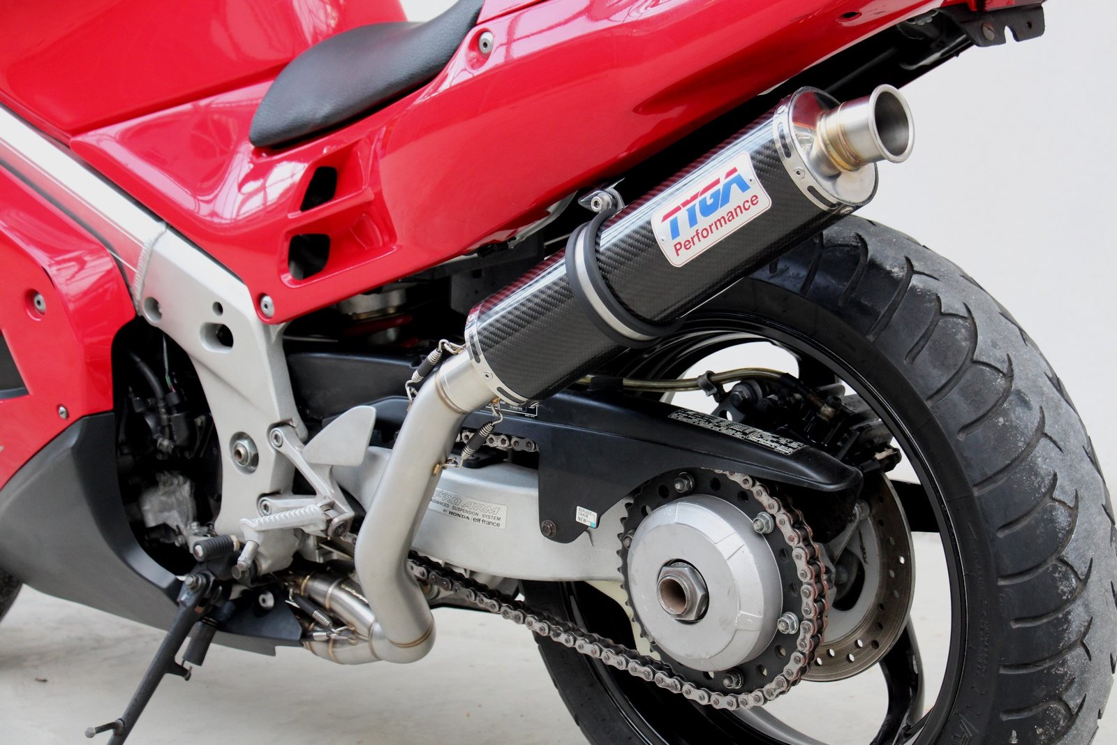 Set, Pipe, L.H Exit, Full Race System, VFR750F, Gen 4, '94-'97 Round Carbon Silencer - Image 5