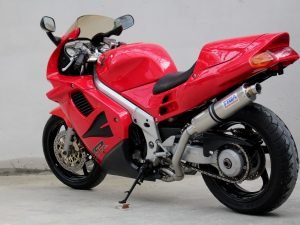Set, Pipe, L.H Exit, Full Race System, VFR750F, Gen 4, '94-'97 Round Stainless Silencer