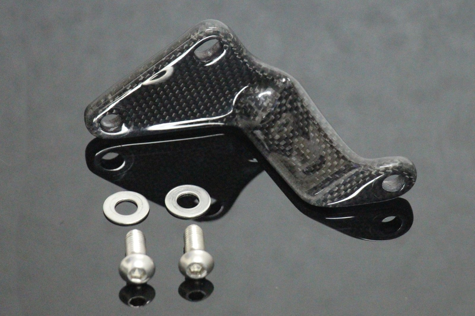 Stay, Carbon, Silencer, Left, VFR750F, Gen 4, '94-'97