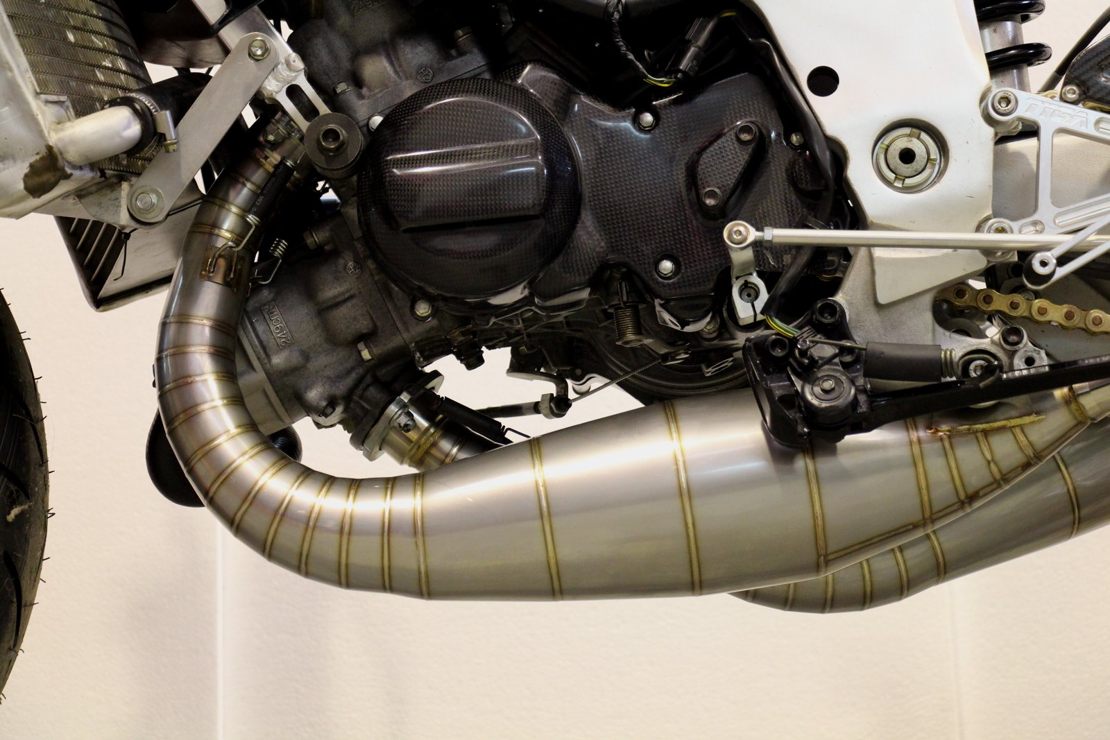 Set, Exhaust Chamber, NSR500V Style, Stainless Steel, NSR250 MC28 - Image 5