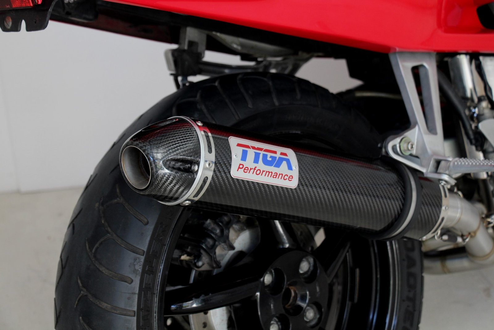 Set, Pipe, R.H Exit, Full Race System, Round Carbon/Carbon End Cap Silencer, VFR750F, Gen 4, '94-'97 - Image 2