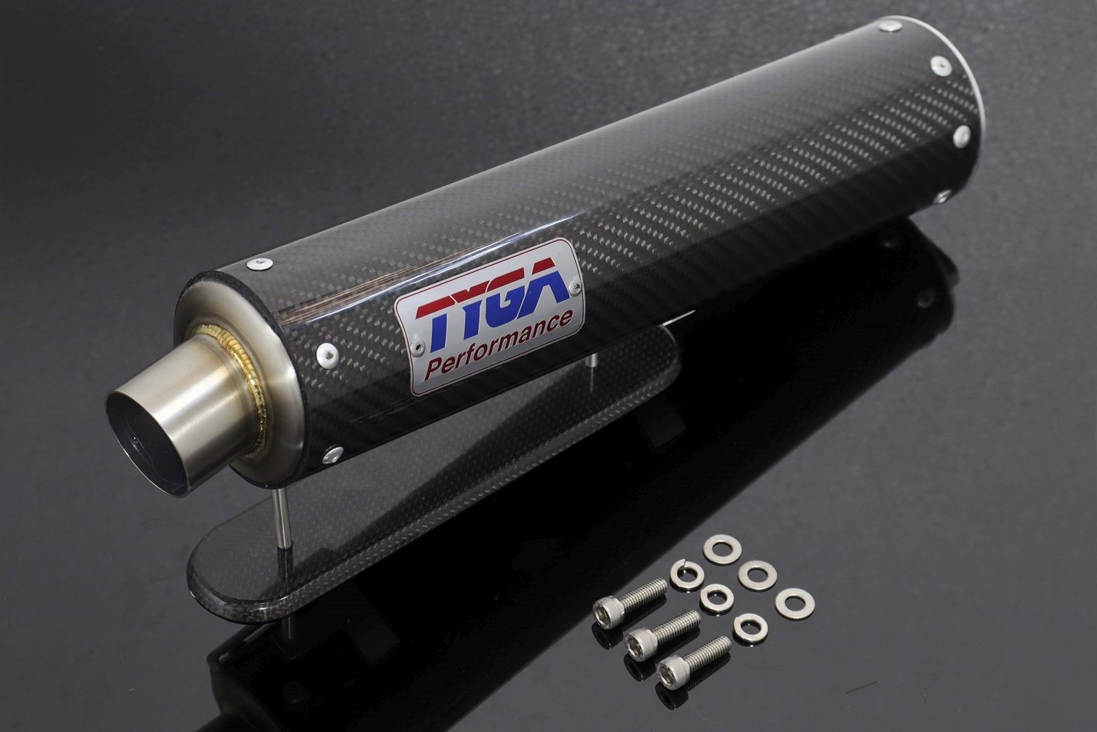 Silencer, Carbon, Two Stroke, 70mm, Assy