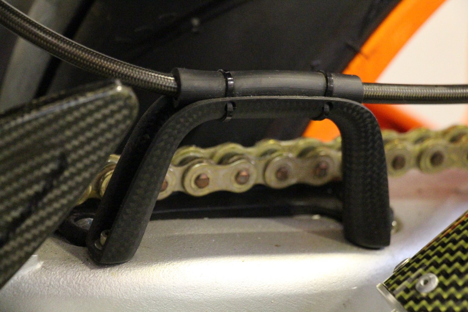 Holder, Carbon, Brake Hose, NSR500V Style - Image 4