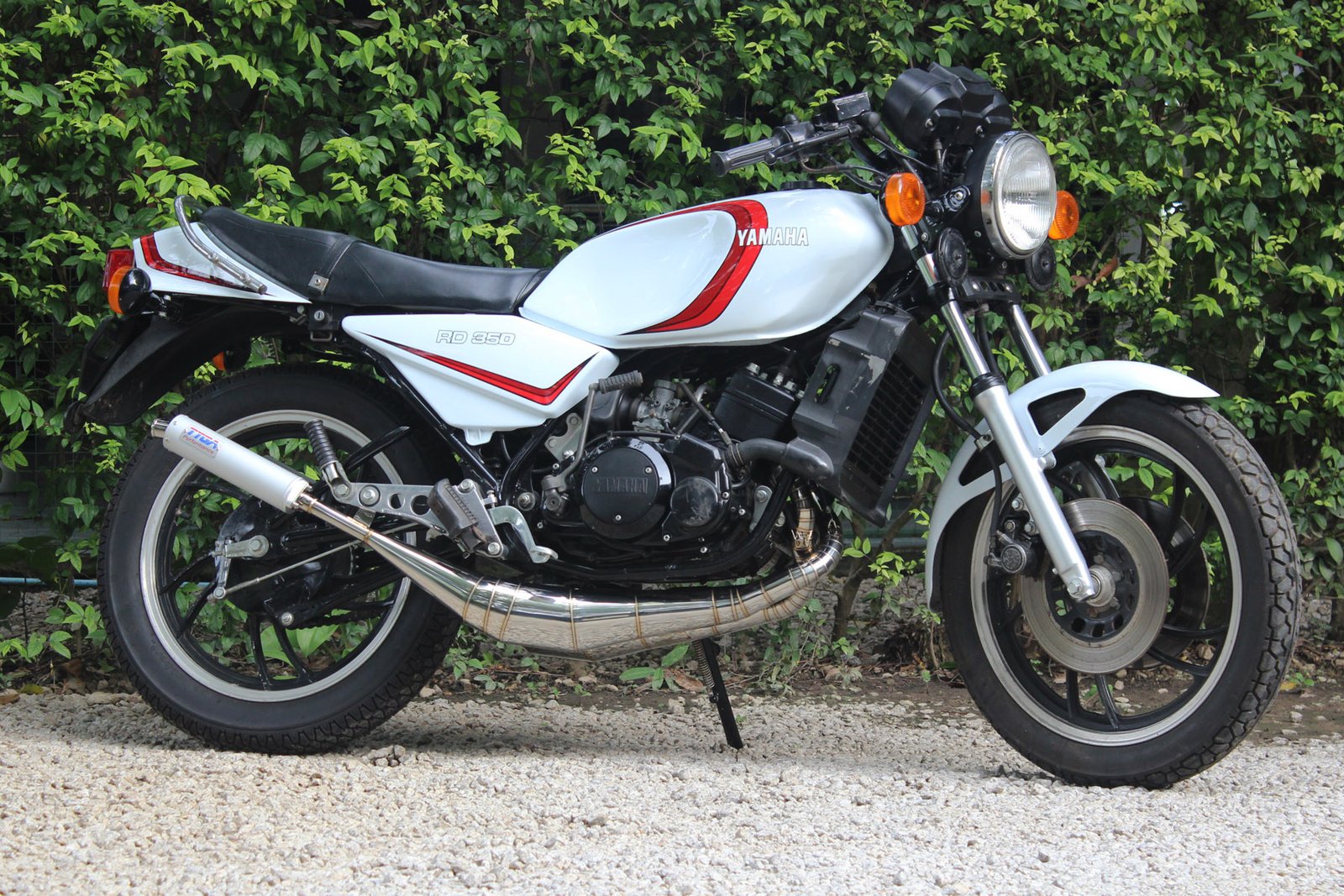 Set, Exhaust Chamber, Crossover Type, Stainless Steel, Yamaha RD350LC (4L0) - Image 2