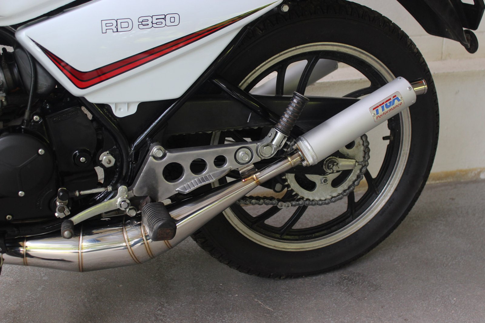 Set, Exhaust Chamber, Crossover Type, Stainless Steel, Yamaha RD350LC (4L0) - Image 5