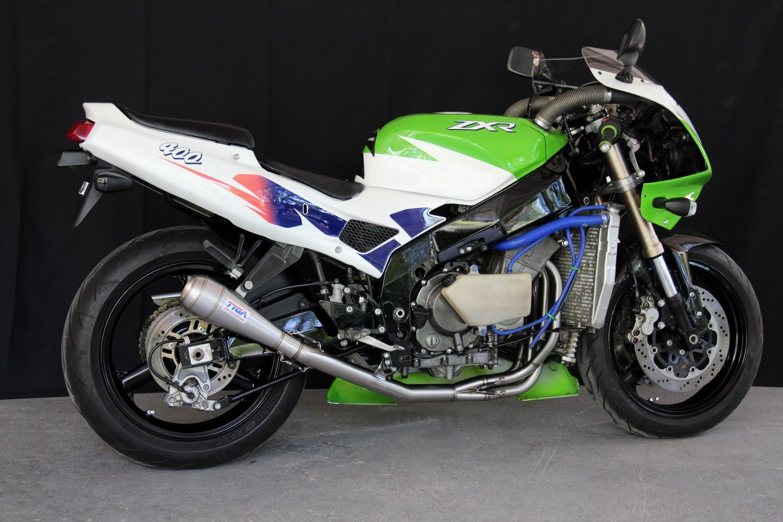 Set, Pipe, Stainless, Full Race System, Stainless Maggot Silencer, ZXR400L