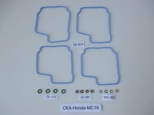 Carb Service Kit A, 16 pieces, Honda CBR250R MC14, MC17 & MC19