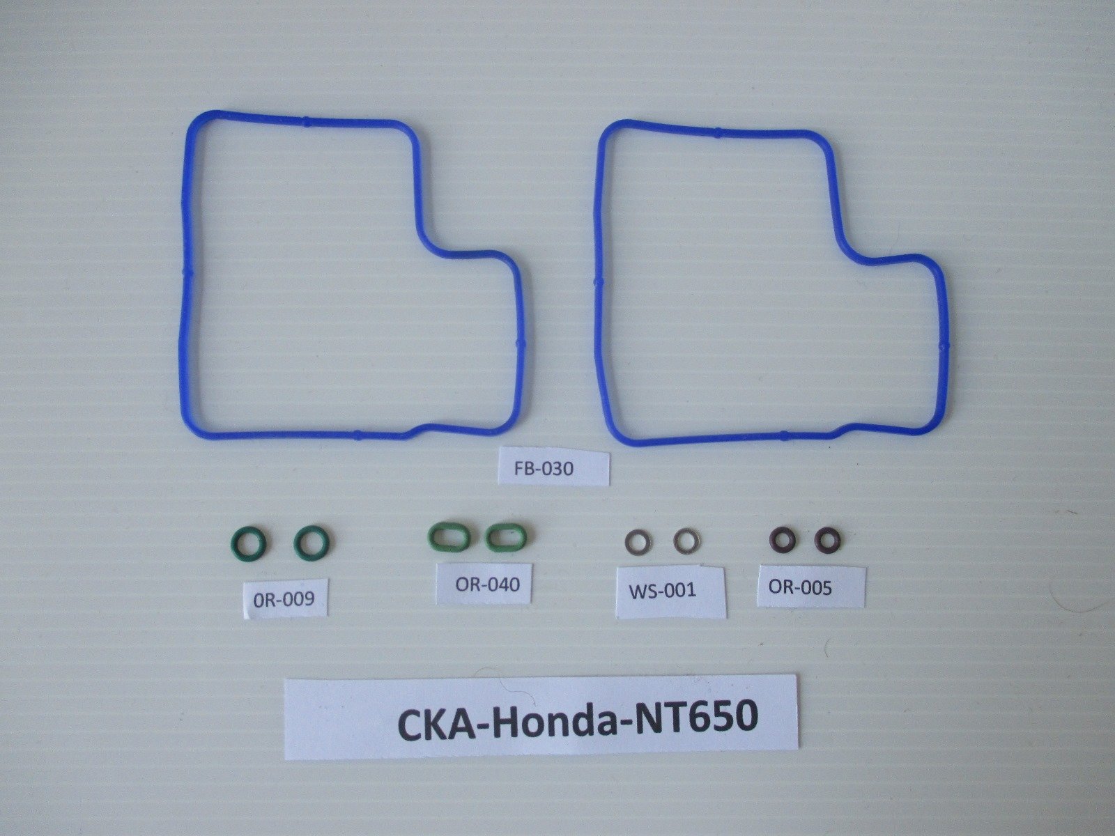 Carb Service Kit A, 20 pieces, Honda NT650