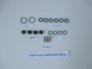 Carb Service Kit B, 19 pieces, Honda CBR250RR MC22