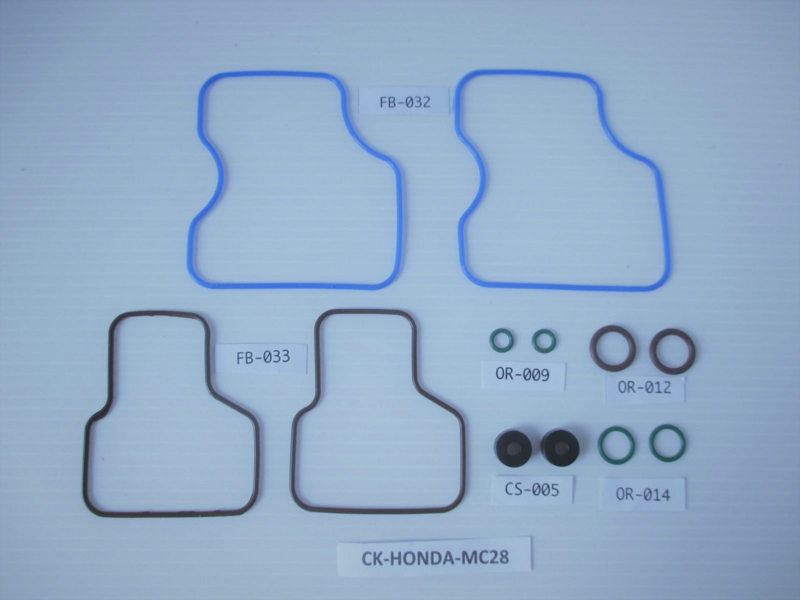 Carb Service Kit, 12 pieces, Honda NSR250 MC28