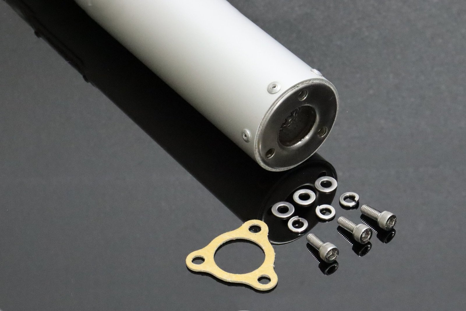 Silencer, Shorty, Aluminium Classic, Two Stroke, Assy. - Image 9