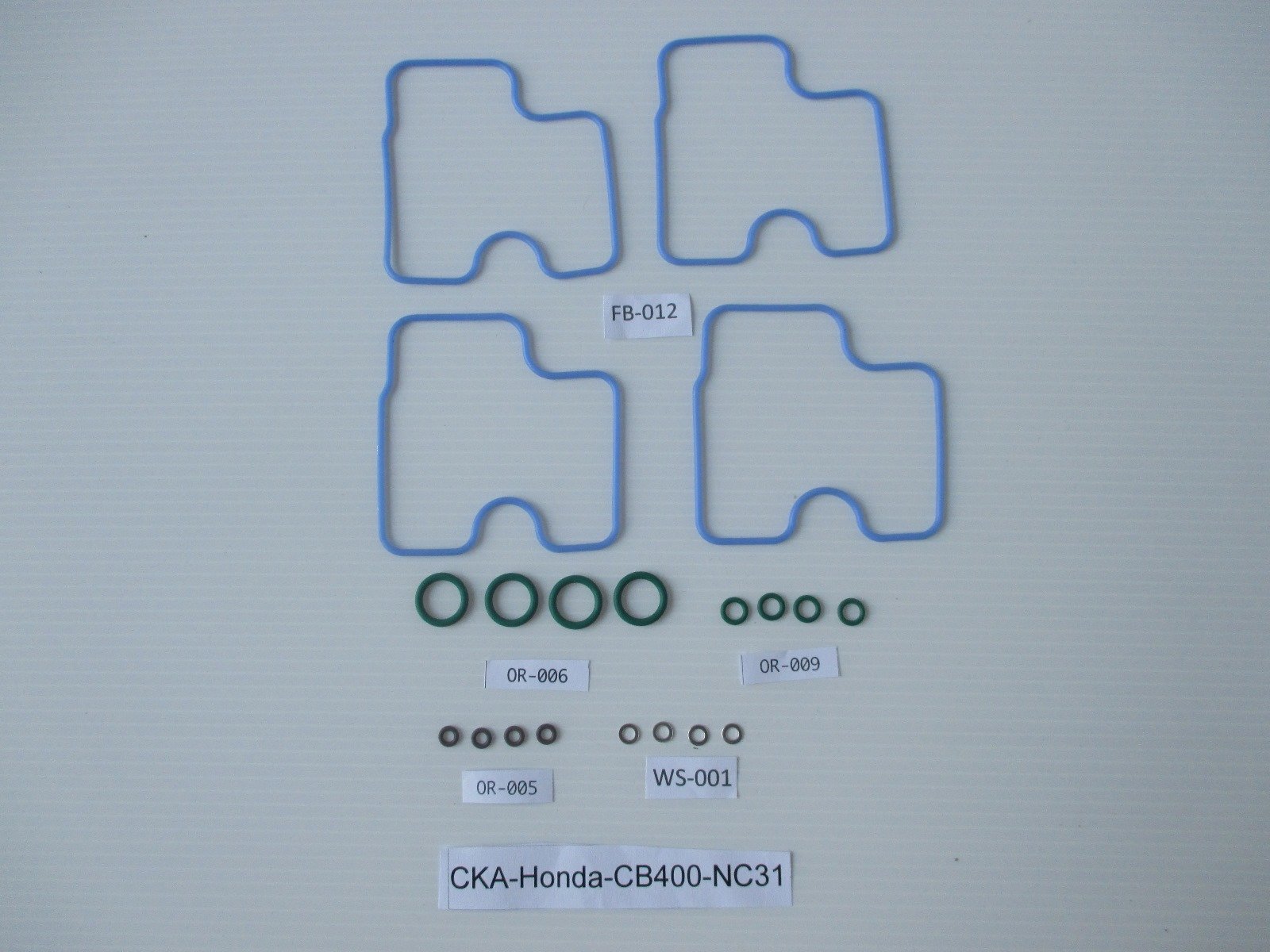Carb Service Kit A, 20 pieces, Honda CB400 Super Four NC31