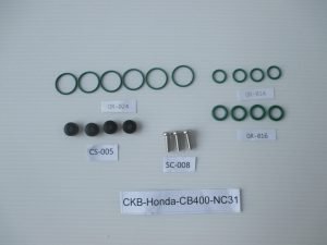 Carb Service Kit B, 21 pieces, Honda CB400 Super Four NC31