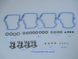 Carb Service Kit A, 36 pieces, Suzuki GSXR400 (GK76)-