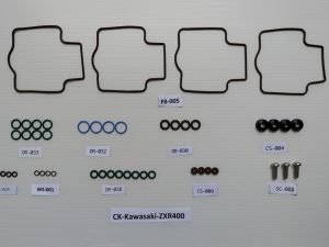 Carb Service Kit, 47 pieces, Kawasaki ZXR400